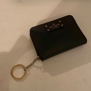 Kate Spade Black Keychain Wallet
